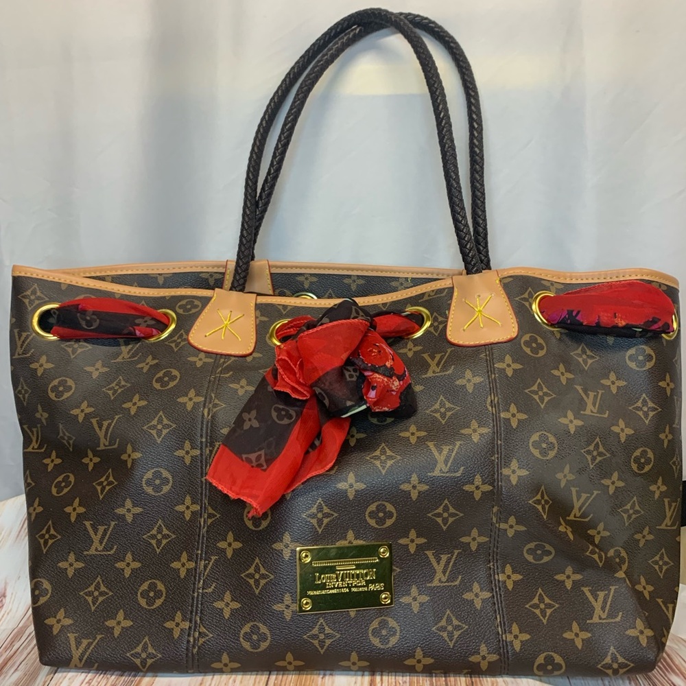 Luxury Designer Brown Tote Bag